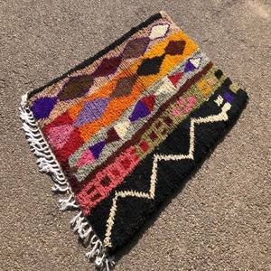 Nueva llegada 2025 alfombras de diseñador patrón de impresión de bloque de mano Dhurrie 100% alfombra Multicolor bordada para la decoración de la sala de estar del hogar - Product Image 2