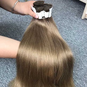 En vrac 100% Vierge Vietnamienne Droite Extensions De Cheveux Humains Longs Frontaux De Dentelle Transparent pour Suisse Dentelle Toupet Base Haute Perruques - Product Image 5