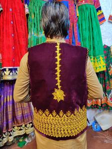 Mens Vintage Traditional Winter Handmade Ethnic Cultural Sleeveless Vest Workwear for Wedding Festival - Product Image 3