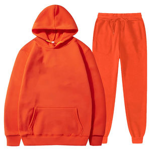 Chándal personalizado de algodón 100% transpirable para hombre, conjunto de chándal con estampado de etiqueta privada, chándal de invierno para hombre - Product Image 3