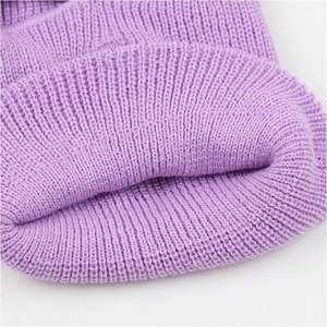 Winter Cotton Printed Custom Embroidery Design Your Own logo Knitted Fleece 3 Hole Face a pink Ski Masks Balaclava - Product Image 5