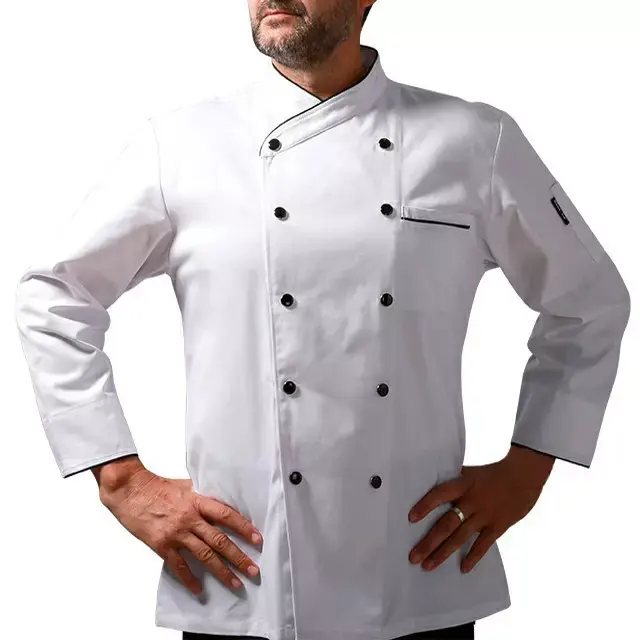 Chef Uniform Kurzarm für Unisex-Stil und Farbe von Chef Uniform Chef Uniform in günstigen Preis für Unisex benutzer definierte Logo