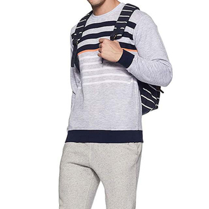Precio al por mayor Logo Diseño personalizado Suéter liso en blanco Sudaderas de hombre Cuello redondo Invierno Transpirable Algodón Basics Sudaderas - Product Image 3