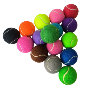 Balles de tennis colorées d'entraînement avancé de haute qualité avec sac en maille balles de pratique sportive jouant aux balles de tennis - Product Image 1