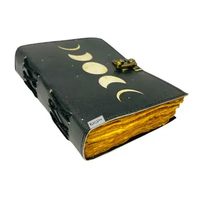 Meilleur Journal en cuir imprimé Journal lié Livre des ombres Vintage Journal Grimoire Livre fait à la main dernier 2023