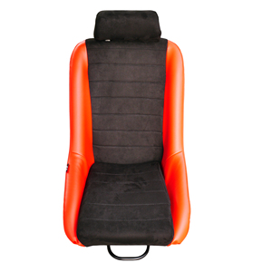 Sedile vintage nero e rosso - Product Image 3