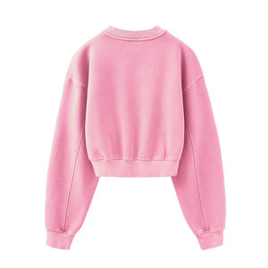 Sudadera con Capucha Extra Grande de Felpa Francesa 100% Algodón Profesional, Transpirable, Holgada, Lisa, con Capucha, Gruesa, para Mujer - Product Image 2