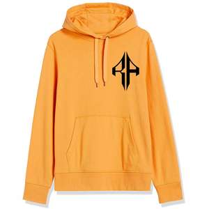 เสื้อฮู้ดแบบสวมหัวของผู้ชายผ้าคอตตอน100% พิมพ์ลายซิลค์สกรีน - Product Image 1