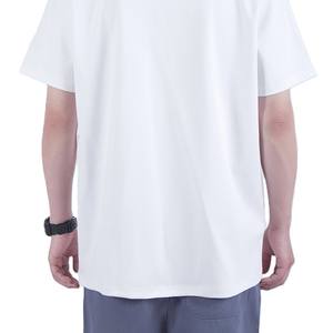 Camiseta Básica de Manga Corta con Cuello Redondo, 230g, Impermeable, de Algodón CVC, Personalizable OEM, para Hombre y Mujer, Venta al por Mayor - Product Image 3