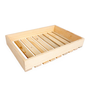 Vassoio di Servizio in Legno Rustico Artigianale Stile Fattoria per Decorazione Cucina e Sala da Pranzo - Product Image 1
