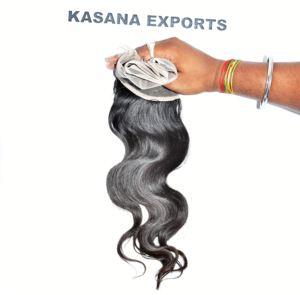 Bodywave 13*6 Frontal indio virgen Color Natural negro mujeres cutícula alineada procesamiento ninguna onda profunda extensiones de cabello humano - Product Image 2