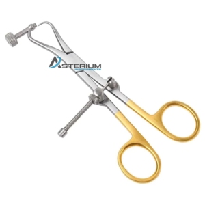 Small Bone Plate Holding Forceps with Integrated <b>Drill</b> <b>Guide</b> Orthopedic Reduction Instrument for Precision Fracture Fixation - Product Image 3