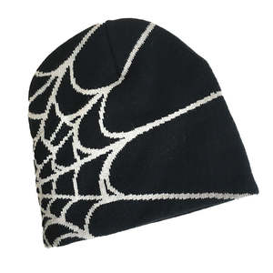 ผลิตหมวกบีนนี่ไหมพรมอะคริลิค Y2K ปักโลโก้ตามสั่ง ลายแจ็คการ์ด สำหรับฤดูหนาว สไตล์สตรีทแวร์ - Product Image 4