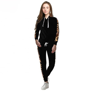 Survêtement empilé respirant léger pour femmes de qualité supérieure décontracté Fitness motif solide avec décorations de saison d'hiver - Product Image 5