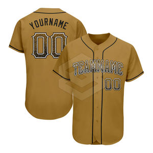 Venta al por mayor 2025 Top Design Hombres Uniforme de béisbol Jersey Cómodo Transpirable Tallas grandes Opciones disponibles para la venta MOQ bajo - Product Image 2