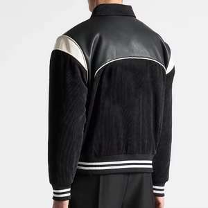 Veste universitaire unisexe à col montant, respirante, personnalisable, streetwear, baseball, lettreman, décontractée, mode, vêtement d'extérieur, devant en laine - Product Image 6