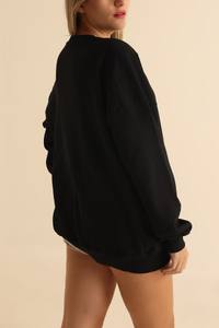 Sudadera de mujer con diseño de hombro caído de nuevo estilo en diferentes estilos - Product Image 5