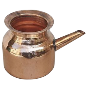 Lota de Latón Puro Vintage de Alta Calidad con Acabado Pulido para Uso en la Cocina, Artículo de Cocina Árabe Antiguo - Product Image 3