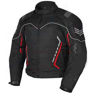 Último diseño color negro sólido cuello alto calidad superior hecho con logotipo personalizado y etiqueta hombres motobike desgaste chaquetas - Product Image 4