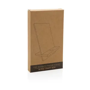 Supporto per Smartphone in Bambù Sostenibile, Portaoggetti da Scrivania in Materiale Ecologico - Product Image 3