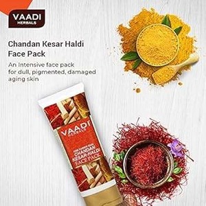 Crema de Gel Corporal Blanqueadora Chandan Kesar Haldi de Alta Calidad de Vaadi Herbals para una Piel Radiante o con un Tono Uniforme a Buen Precio - Product Image 2