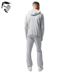 ชุดวอร์มทรงหลวมสำหรับผู้ชายและชุดวอร์มมีฮู้ดแบบมีซิป100% ผ้าฟลีซผ้าฝ้ายคุณภาพสูงไซส์พิเศษ - Product Image 2