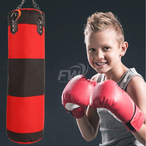 Saco de Boxeo Personalizado al por Mayor de Cuero Genuino de Vaca, Resistente a Desgarros, con Forma de Hongo, de Alta Resistencia, con Relleno de Arena y Rotación de 360 Grados - Product Image 4