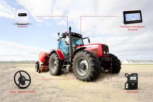 Tractor Autónomo con Dirección Automática por GPS, Precisión de 2.5 cm, Motor y Caja de Cambios de 150W y 12V, Maquinaria Agrícola - Product Image 4