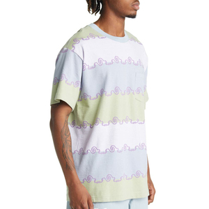 T-shirt d'été léger pour hommes respirant à séchage rapide Design imprimé numérique Style extérieur de luxe personnalisé - Product Image 3