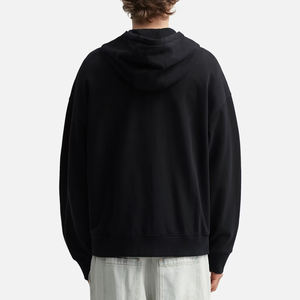 Vente flash : sweat à capuche zippé d'hiver, 100% coton, coupe classique, sweat à capuche décontracté pour homme, poche en polaire, respirant, zippé, chaud - Product Image 2