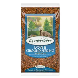 Ground Feeding Wild Bird Food, Quail, Pigeon and Dove Food Seed Mix for Outside Feeders, 7-Pound Bag