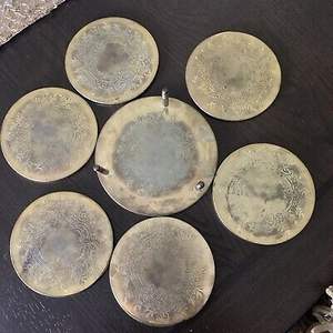 Sous-verres personnalisables écologiques résistants à la chaleur en métal de style classique et élégant de qualité durable pour les tasses à thé et café - Product Image 3