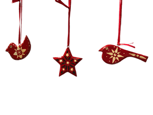 Kashmiri Paper Mache Christmas Ornaments - Product Image 4