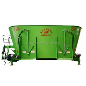 HINDA brand tractor-towed PTO feeding mixer machine whole bending without splicing for dairy farm cow feeding