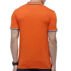 Polo de manga corta transpirable ajustado para hombre hecho en fábrica, ropa informal de verano, polos para hombre - Product Image 4