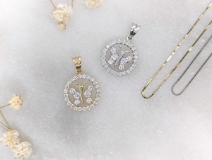 สร้อยคอจี้เพชรโมอิสซาไนต์ทรงยอดนิยม ดีไซน์ผีเสื้อทอง 14k เครื่องประดับคุณภาพสำหรับแฟชั่นในราคาประหยัด - Product Image 3