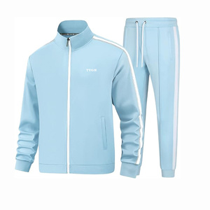 Chándal ajustado con logotipo personalizado, conjuntos deportivos para correr, chándal deportivo para gimnasio, chándales superventas para hombre, bordado o estampado personalizado - Product Image 1