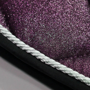 Equestrian Products High Quality Horsing Foam Satin Saddle <b>Colourful</b> Crochet Ear Bonnet Horse Polo Wraps Glitter Saddle Pads <b>Set</b> - Product Image 5