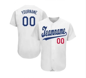 Maillot de baseball unisexe rose personnalisé à manches courtes, respirant, 100 % polyester, imprimé par transfert thermique, nom et numéro de l'équipe, protection UV - Product Image 3