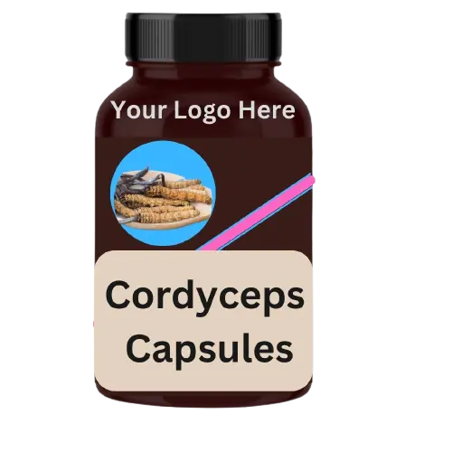 Kruidenproduct Cordyceps Capsules Maatwerk Beschikbaar, Private Etikettering