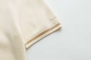 Camisa Básica para Hombre con Logotipo Personalizado, Corte Regular, Estampado Digital Informal, Bolsillo, Cuello en Contraste, Manga Corta, Algodón y Elastano Suave - Product Image 5