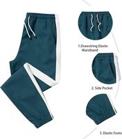 Setelan Olahraga Pria Musim Dingin 2 Potong, Bahan Polyester 100% Bernapas, Ringan, Anti Angin, dengan Cetakan Solid dan Hiasan Berlian Imitasi