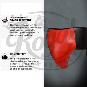 Alta calidad hecho a medida PU cuero Eva esponja ingle guardia boxeo Taekwondo MMA Muay Thai entrenamiento altamente protector logotipo personalizado - Product Image 6