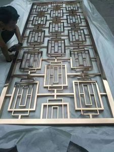 ฉากกั้นน้ำทำจากโลหะฉากกั้นห้องแบบแขวนมีแผ่นพลาสติกอะคริลิคสำหรับตกแต่งภายในใช้กลางแจ้ง - Product Image 5