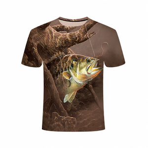 Vêtements de sport d'été personnalisés 180 grammes T-shirts à logo imprimé en gros 100% T-shirts à manches courtes en polyester T-shirts à sublimation vierge - Product Image 5