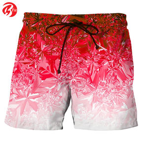 Impresión 3D impermeable a prueba de viento transpirable de secado rápido gimnasio Fitness entrenamiento desgaste cordón bolsillo pantalones cortos últimos hombres pantalones cortos - Product Image 3