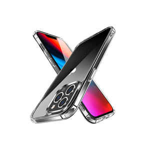 Étui de protection en silicone souple transparent de la série Netzy Premium pour iPhone 14 Pro Max SAFA Forst Style, emballé pour la vente au détail - Product Image 1