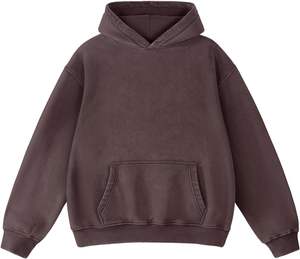 Customized 100% Cotton Hoodie Digital Tie-Dye Acid Wash <b>3D</b> Embroidery Stonewashed Techniques OEM Service Front Placement - Product Image 1