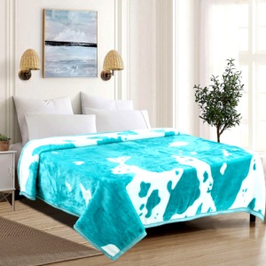 Couverture Raschel de luxe 100% polyester couverture de vison de lit douce et chaude usine couverture de lit confortable en gros - Product Image 5