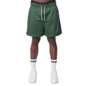 Vente à chaud de shorts décontractés à séchage rapide pour hommes avec logo personnalisé imprimé écologique de style de rue peigné solide maille respirante - Product Image 1